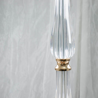 Multipurpose Acrylic Crystal Pillar Candle Holder