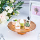 Glass Pedestal Cake Stand Plate, Cupcake Holder, Dessert/Appetizer Display - Scalloped Edge