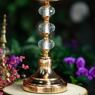 Create Unforgettable Moments with the Gold Metal Pillar Candle Holder