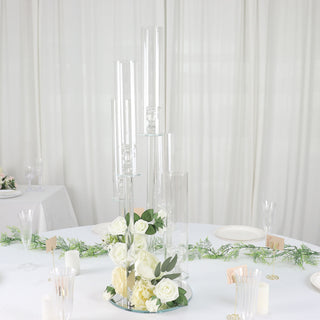 Add a Touch of Luxury with the Clear Crystal Candelabra