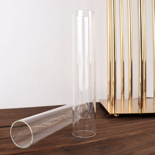 Elegant and Versatile: Clear 10" Candelabra Candle Holder Glass Shade