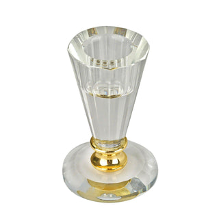 Elegant Crystal Glass Taper Candlestick Holder Stand for Stunning Table Decor