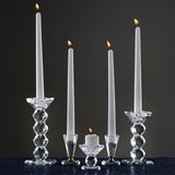 2.5inch Tall Gemcut Premium Crystal Glass Prism Votive Candle Holder Stand