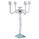27inch 5 Arm Premium Crystal Glass Taper Candle Holder Candelabra Stand#whtbkgd