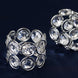 Bling Glass Crystal Gem Napkin Rings - 4PCS