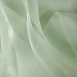 12inch x 10 Yards | Sage Green Sheer Chiffon Fabric Bolt, DIY Voile Drapery Fabric#whtbkgd
