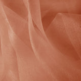 12inchx10yd Terracotta (Rust) Sheer Chiffon Fabric Bolt, DIY Voile Drapery Fabric#whtbkgd