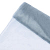 54inch x 10yard | Dusty Blue Solid Sheer Chiffon Fabric Bolt, DIY Voile Drapery Fabric#whtbkgd