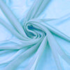 54inch x 10yard | Light Blue Solid Sheer Chiffon Fabric Bolt, DIY Voile Drapery Fabric