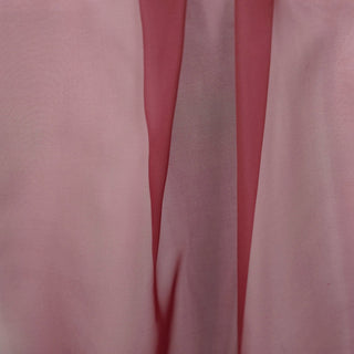 Burgundy Solid Sheer Chiffon Fabric Bolt: A Staple for Event Decor