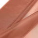 54inchx10yd Terracotta (Rust) Solid Sheer Chiffon Fabric Bolt, DIY Voile Drapery Fabric