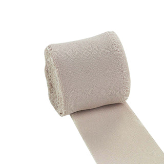 Enhance Your Wedding Decor with Silk-Like Chiffon Linen Ribbon