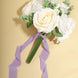 Violet Amethyst Silk-Like Chiffon Linen Ribbon Roll For Bouquets, Wedding Invitations Gift Wrapping