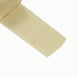 6yd Champagne Silk-Like Chiffon Linen Ribbon Roll For Bouquets, Wedding Invitations Gift Wrapping