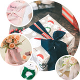 6yd Burgundy Silk-Like Chiffon Linen Ribbon Roll For Bouquets, Wedding Invitations Gift Wrapping