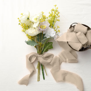 Elevate Your Event Decor with Nude Silk-Like Chiffon Ribbon