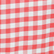 Buffalo Plaid Tablecloths | 90"x156" Rectangular | White/Coral | Checkered Polyester Linen Tablecloth#whtbkgd