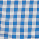 Buffalo Plaid Tablecloth | 90"x156" Rectangular | White/Blue | Checkered Polyester Linen Tablecloth#whtbkgd