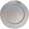 6 Pack | 13inch Silver Glitter Acrylic Plastic Round Charger Plates#whtbkgd