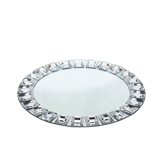 Create a Luxurious Table Setting with Premium Glass Mirror Charger Plates