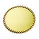 2 Pack | 13inch Gold Mirror Glass Charger Plates with Pearl Beaded Rim#whtbkgd