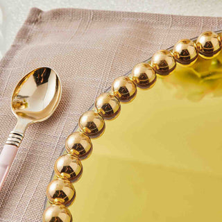 Add a Touch of Luxury with Gold Mirror Glass Charger Plates