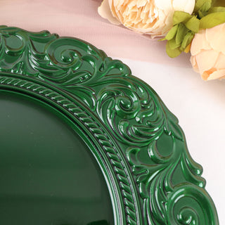 Enhance Your Dining Experience with Baroque Charger Plates