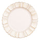 6 Pack | 13inch Round Beige Acrylic Plastic Dinner Plate Chargers With Gold Brushed#whtbkgd