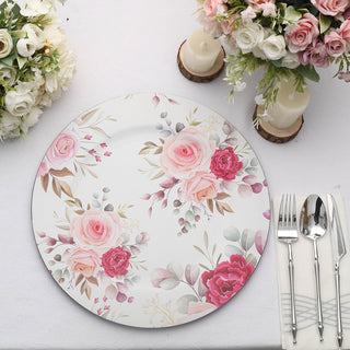 Versatile Spring Floral Print Plates for Any Occasion