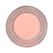 6 Pack | 13inch Blush Rose Gold Boho Lace Embossed Acrylic Plastic Charger Plates#whtbkgd