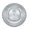 6 Pack | 13inch Shiny Silver Diamond Pattern Plastic Charger Plates#whtbkgd