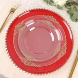 Create Memorable Events with Red and Gold Charger Plates