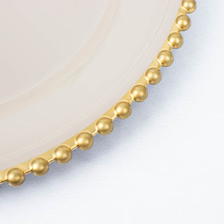 Create a Modern and Festive Atmosphere with Beaded Rim Charger Plates