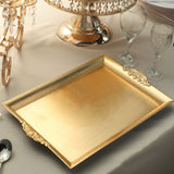Add Elegance to Your Event with Gold Rectangle Decorative Acrylic Serving Trays