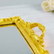 Metallic Gold Resin Decorative Vanity Serving Tray, Rectangle Mirrored Tray