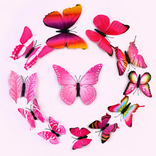 Add a Touch of Elegance with Pink Butterfly Wall Decals