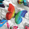12 Pack | Double Wing 3D Butterfly Wall Decals, DIY Stickers Decor - Summer Collection