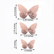 12 Pack | 3D Rose Gold Butterfly Wall Decals DIY Removable Mural Stickers Cake Decorations