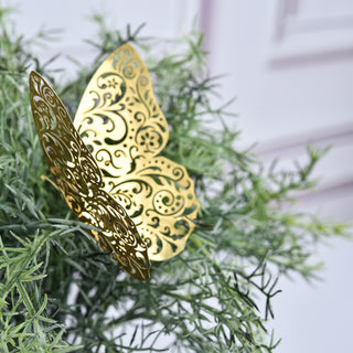 Magical Metallic Butterfly Cake Decorations