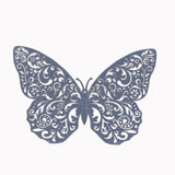 12 Pack | 3D Navy Blue Butterfly Wall Decals DIY Removable Mural Stickers Cake Decorations#whtbkgd