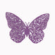 12 Pack | 3D Purple Butterfly Wall Decals DIY Removable Mural Stickers Cake Decorations#whtbkgd