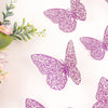 12 Pack | 3D Purple Butterfly Wall Decals DIY Removable Mural Stickers Cake Decorations