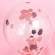 18G Bag | Rose Gold Round Foil Metallic Table Confetti Dots, Balloon Confetti Decor