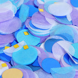 18G Bag | Purple Theme Tissue Paper & Foil Table Confetti Mix, Balloon Confetti Decor – Blue#whtbkgd