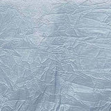 90x132Inch Dusty Blue Accordion Crinkle Taffeta Rectangular Tablecloth#whtbkgd
