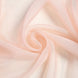 18ft Blush/Rose Gold Wedding Arch Drapery Fabric Window Scarf Valance Sheer Organza Linen#whtbkgd