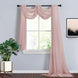18ft Blush/Rose Gold Wedding Arch Drapery Fabric Window Scarf Valance Sheer Organza Linen