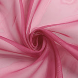 18ft | Fuchsia Wedding Arch Drapery Fabric Window Scarf Valance, Sheer Organza Linen#whtbkgd