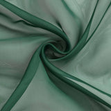 18ft Hunter Emerald Green Sheer Organza Wedding Arch Drapery Fabric, Window Scarf Valance#whtbkgd