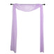18ft Lavender Lilac Rose Sheer Organza Wedding Arch Drapery Fabric